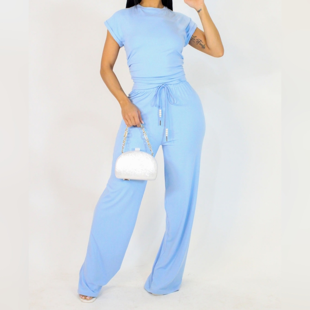 Sunshine Blue Two-piece Lounge Set